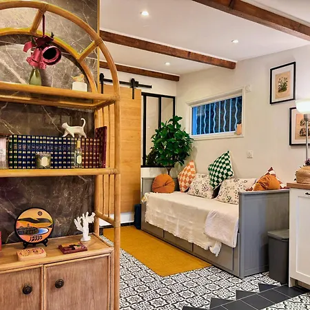 Exquisite Tiny House With Garden And Air Con - Between Paris-disneyland - 3mins From Train Station Apartment *